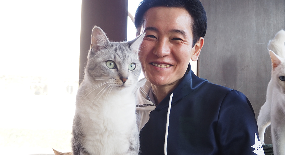 津和野の猫ＣＡＦＥで寛ぐ時間